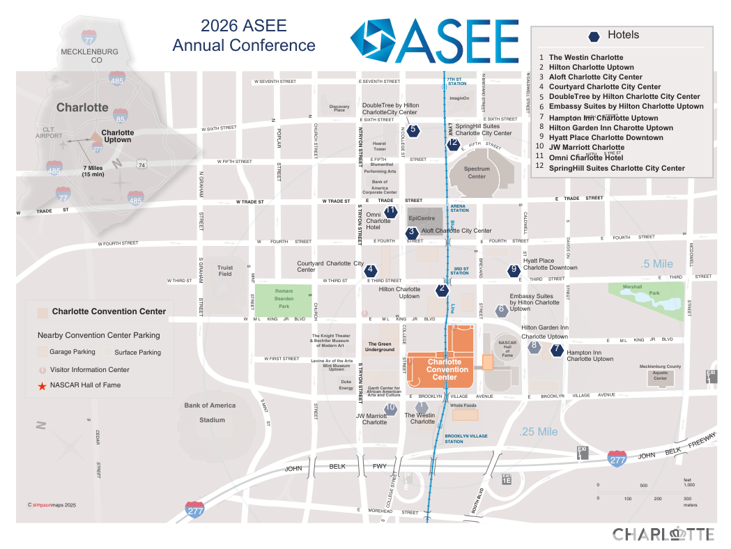 ASEE 2026 Hotel Map